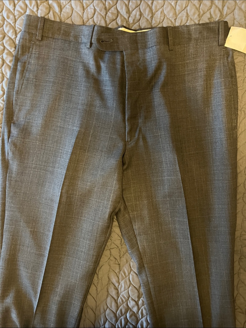 Men's Gray Dress Pants - Classic Tailored Suit Trousers